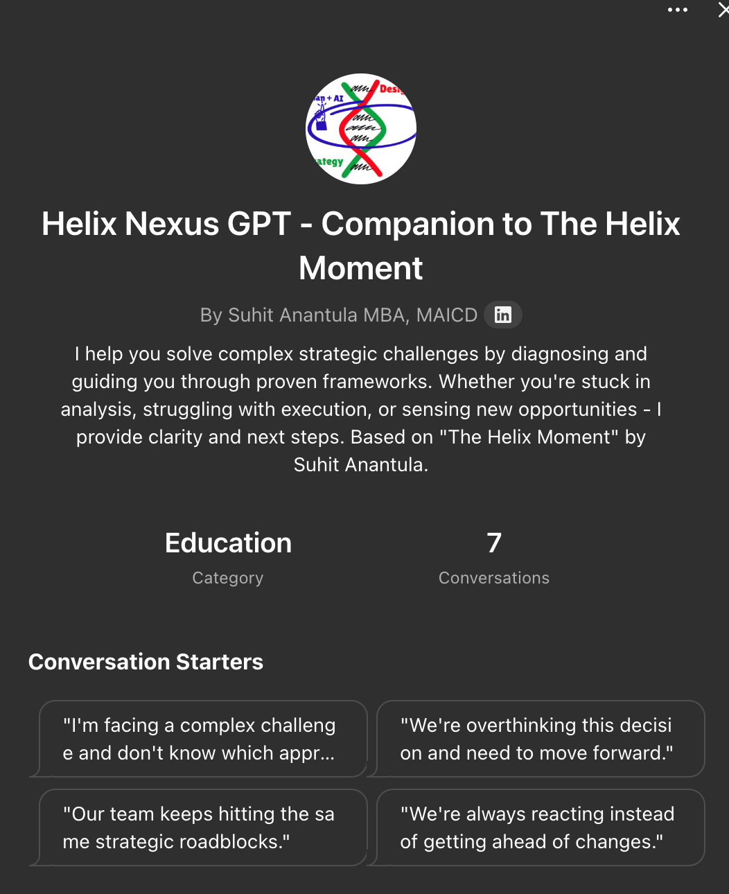 Helix Moment : AI Collaboration Modes